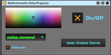 Multichromatic Noise Projector
